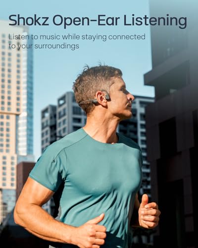 SHOKZ New OpenRun Pro 2- Bone Conduction Headphones, Open-Ear Bluetooth Wireless Sport Earphones for Running, Workouts - S...