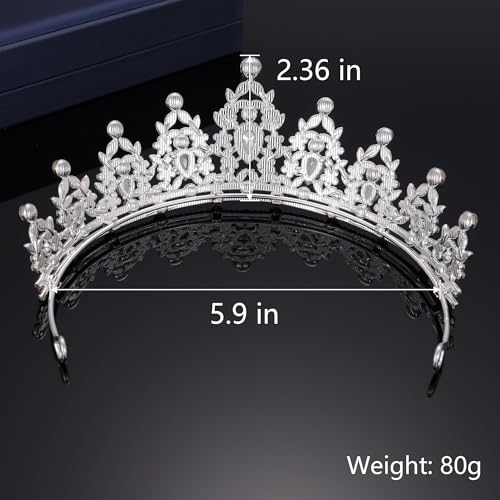 Kamirola - Queen Crown and Tiaras Princess Crown for Women Crystal Headbands for Bridal, Princess for Wedding and Party