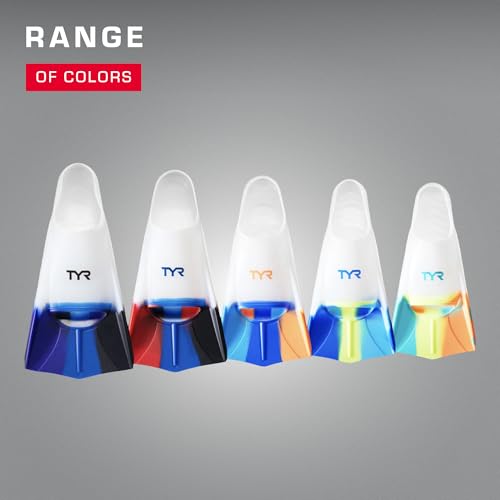 TYR Stryker Silicone Swim Fins - Adult Swimming Gear for Training and Racing