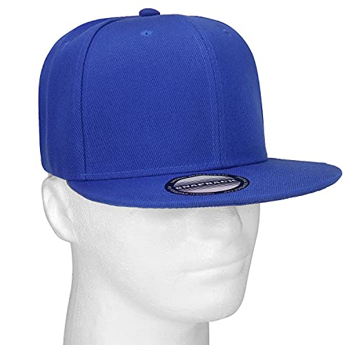 Falari Wholesale 12 Pack Snapback Hat Cap Hip Hop Style Flat Bill Blank Solid Color Adjustable Size