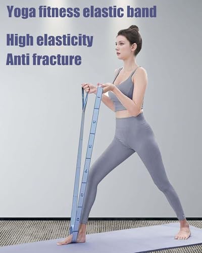 2PCS Stretch Strap for Dance Elastic Band for Gymnastics Stretching Strap Stretching Bands Multi-Loop Adjustable Exercise ...