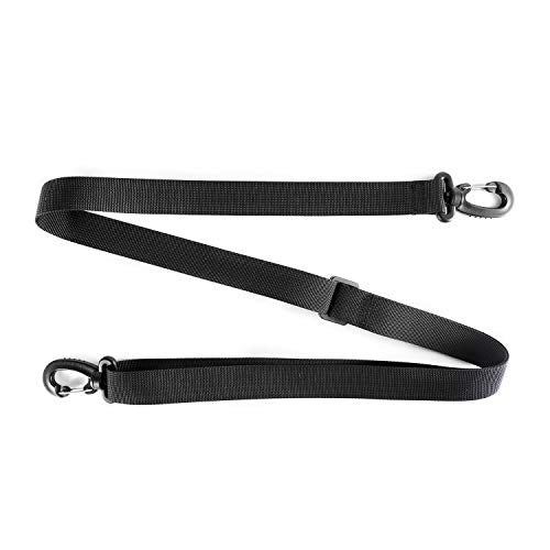 OneTigris Shoulder Straps Replacement Adjustable Strap for Briefcase Messenger Bag, Black