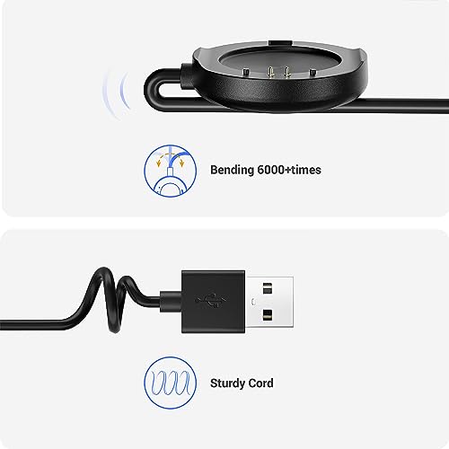 TUSITA Charger Compatible with Wahoo TICKR FIT Heart Rate Armband - 1M