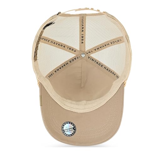 VINTAGE HAVANA Trucker Hats Women | Mesh Adjustable Snapback Hat | Men & Women Cute Trendy Fashion Baseball Cap