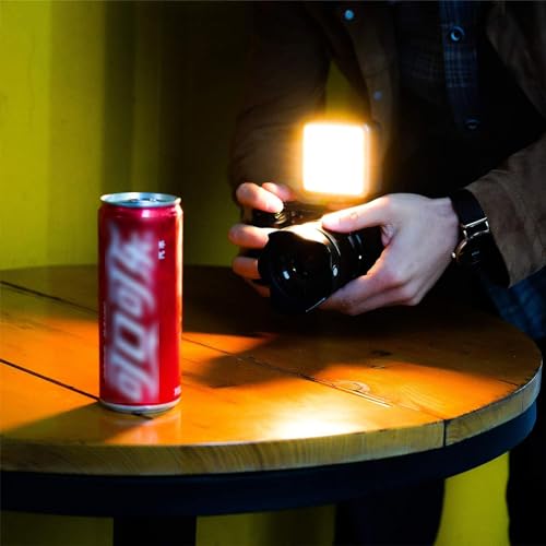 ULANZI VL49 RGB Video Lights, LED Camera Light 360° Full Color Portable Photography Lighting w 3 Cold Shoe, 2000mAh Rechar...