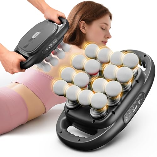 16-Head Massage Gun, Deep Tissue Back Massager with 99 Adjustable Intensities & 9 Modes, Electric Percussion Massager, Gun...