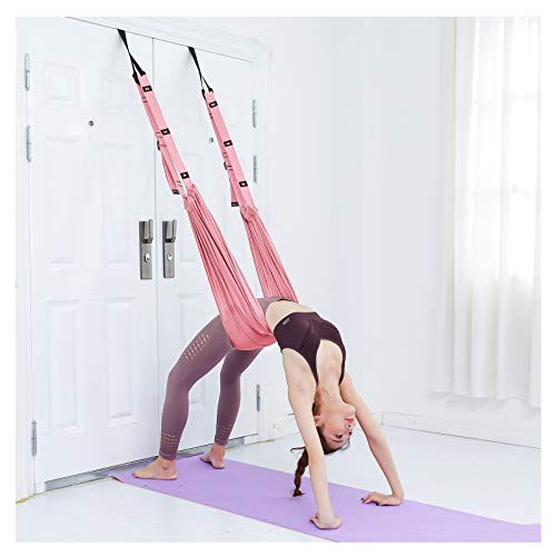 Leg Stretcher Strap, Stretching Equipment with Door Anchor Flexibility Trainer Backbend Assist for Dance Aerial Yoga Balle...