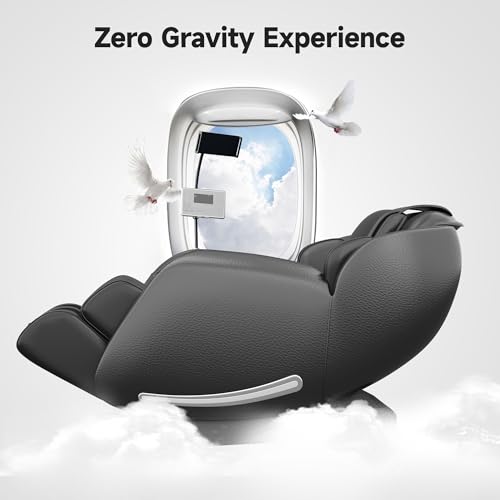 Real Relax 2026 Massage Chair Full Body,Zero Gravity SL-Track Shiatsu Massage Recliner with Upgraded Phone Controller and ...