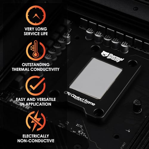 Thermal Grizzly - PhaseSheet PTM (50x40mm)- High Performance Thermal pad with Phase Change Material | Durable, not electri...