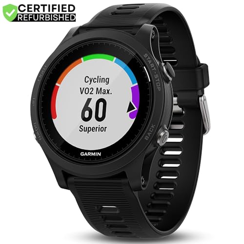Garmin 010-N1746-00 Forerunner 935 GPS Watch, Multisport, Altimeter, Battery, Black (Renewed) Bundle with 2 YR CPS Enhance...