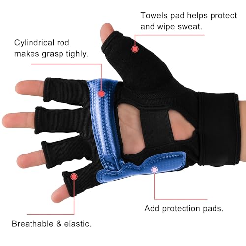 FitsT4 Sports Half Mitts MMA UFC Training Boxing Punch Bag Martial Arts Gloves