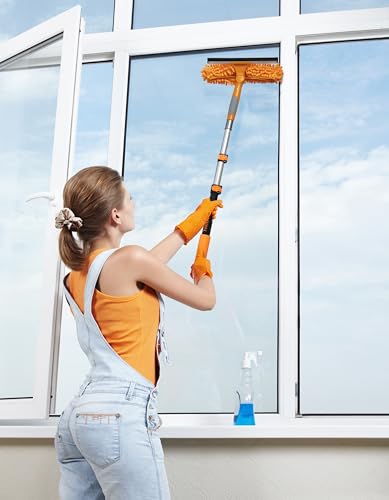 1.5-3 ft Long Paint Roller Extension Pole // Multi-Purpose Telescopic Extension Pole with Universal Twist-on Metal Tip // ...