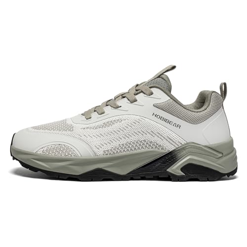 HOBIBEAR Men’s Running Shoes Wide Toe Box Zero Drop Sneakers Lightweight Breathable