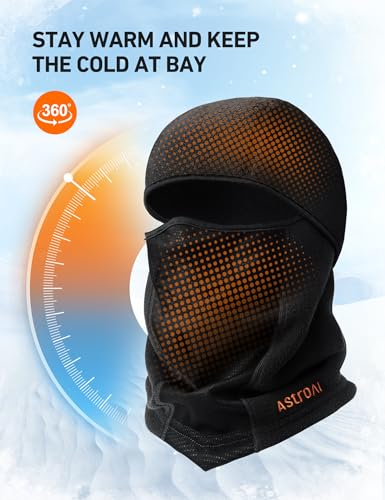 AstroAI Balaclava Ski Mask Winter Fleece Thermal Face Mask Cover for Men Women Warmer Windproof Breathable, Cold Weather G...