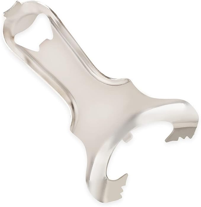 For Mason Jar Opener - Easy Grip Manual Handheld Lid Remover for Canning, Bottles & Jars - No Dents or Damage, Rust-Resistant, Multi-Purpose Kitchen Tool (Vintage Style)