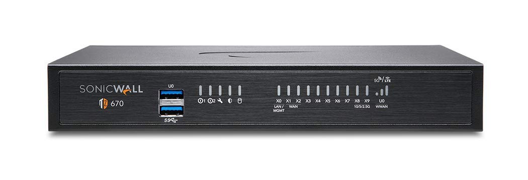 Sonicwall Tz670 Secure Upgrade Plus - 3Yr Advanced Edition (02-Ssc-5684) | Tz670 Network Security Appliance With 3 Year Advanced