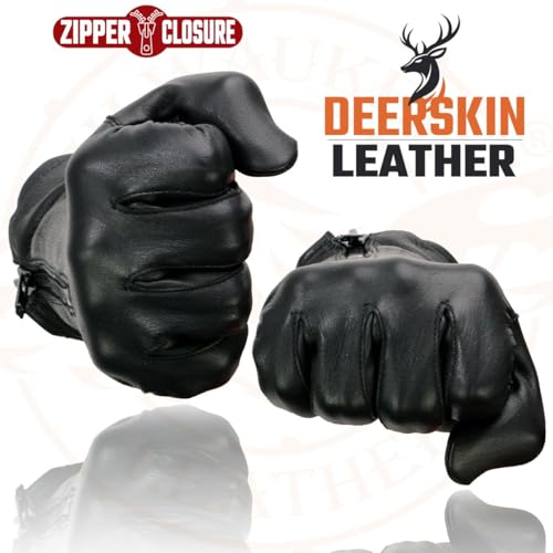 Shaf International Men's Deerskin Driving Gloves