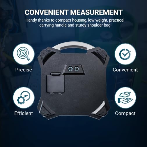 testo 560i App-Operated Refrigerant Scale Set – Reloading Scale IP44 with Valve IP54 and Carrying Bag – with Maximum Load ...