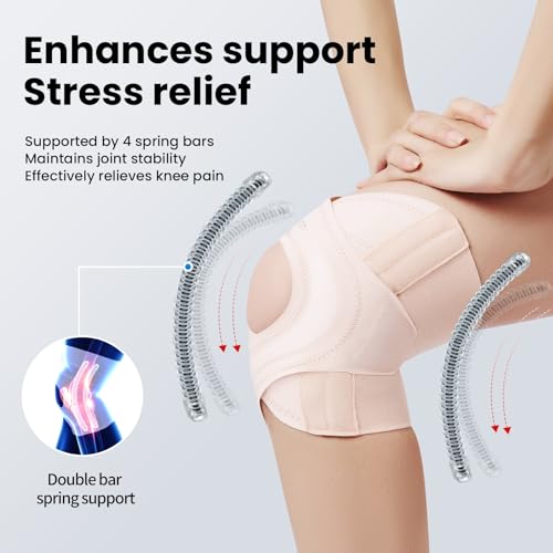 Galvaran Knee Brace for Women & Men, Relief Recovery Meniscus Tear, Arthritis Pain, ACL & MCL, Knee with Side Stabilizers，...