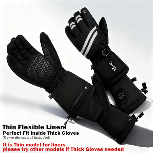 Rechargeable Hand Warmers, Portable Graphene Heated Gloves Handwarmers Bag with 10000MAH Power Bank&3 Heat Modes, Fast Ele...