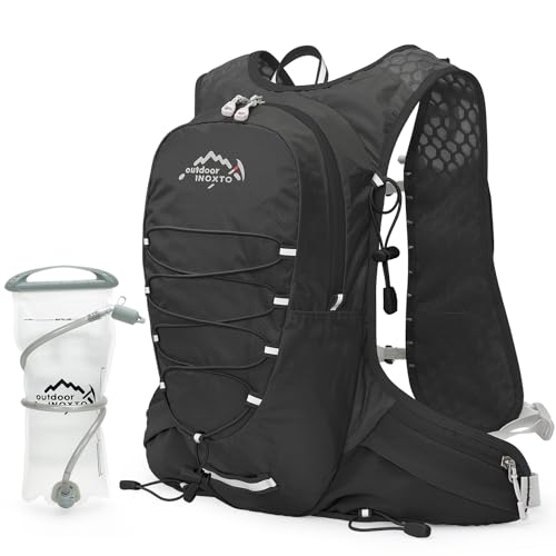 IX INOXTO Running Hydration Vest for Men Women Water Backpack for Running 3L Running Hydration Pack for Trail Running Mara...