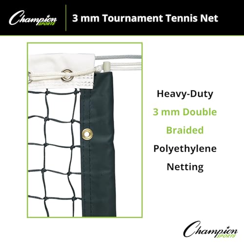 Champion Sports3.0 mm Tournament Tennis Net