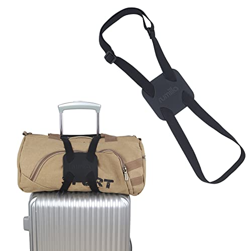 Luggage Straps Bag Bungee， Luggage Straps Suitcase Adjustable Belt，Add a Bag Easy to Travel Suitcase Elastic Strap Belt –...