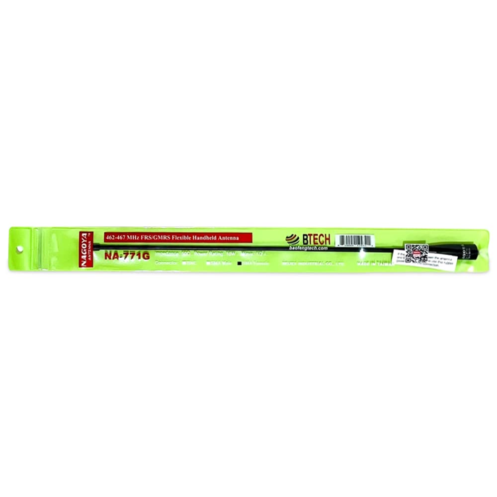 Authentic Genuine Nagoya Na-771G 15.3-Inch Whip Gmrs (462Mhz) Antenna Sma-Female For Btech And Baofeng Radios