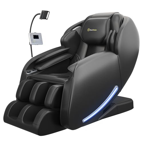 Real Relax 2026 Massage Chair Full Body,Zero Gravity SL-Track Shiatsu Massage Recliner with Upgraded Phone Controller and ...