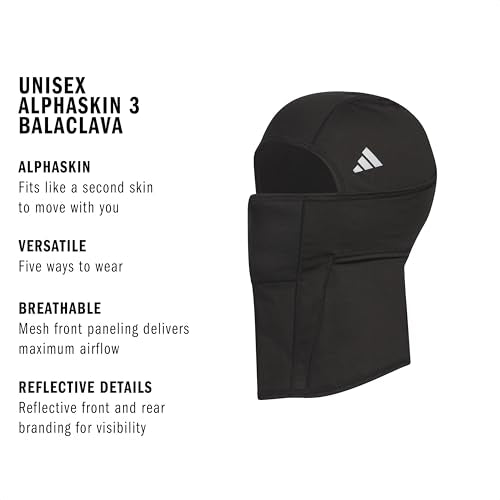 adidas Alphaskin Balaclava Ski Mask – Athletic Face Cover Shiesty