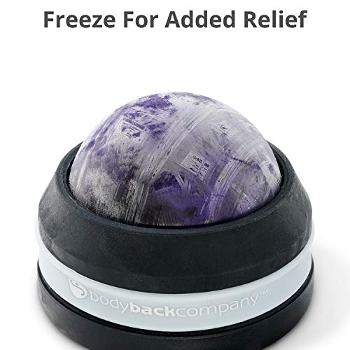 Body Back Manual Massage Roller Ball | Deep Tissue Roller & Lacrosse Ball - Hand Held Massager for Sore Muscles & Joint Pa...