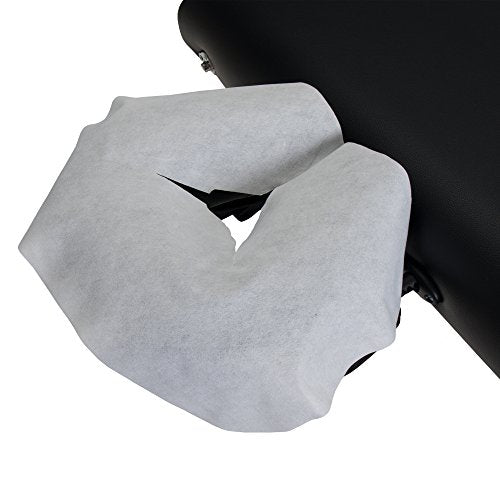 EarthLite Disposable Face Cradle Covers – Medical-Grade, Ultra Soft, Luxurious, Non-Sticking Massage Headrest Covers for M...