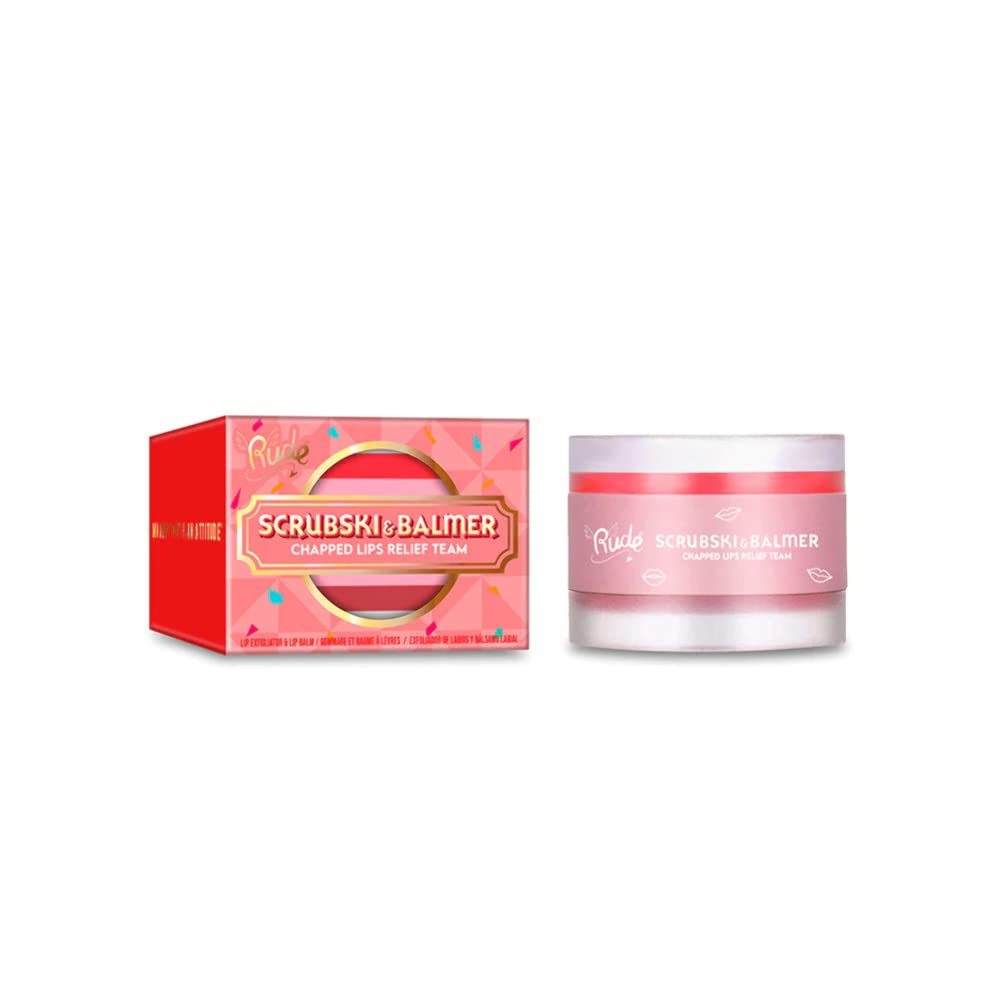 Rude - Scrubski & Balmer Lip Exfoliator and Lip Balm - Fresh Mint
