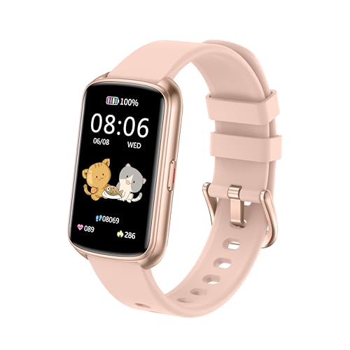 Runlio Fitness Trackers, 1.47 Inch Smartwatch, Touchscreen Activity Tracker with Thin Smartband Design, 5ATM Waterproof Fi...