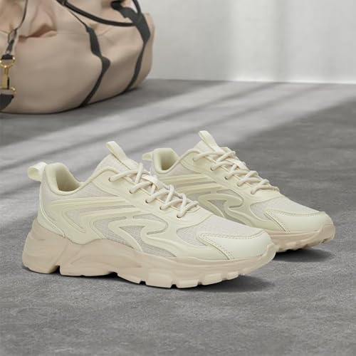 Womens Walking Shoes Casual Running Tennis Gym Sneakers Lightweight Breathable Mesh Workout Sports Soft Sole