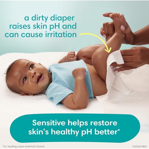 Pampers Easy Ups Pull On Training Underwear Boys, 4T-5T, 2 Month Supply (2 x 104 Count) with Sensitive Water Based Baby Wi...