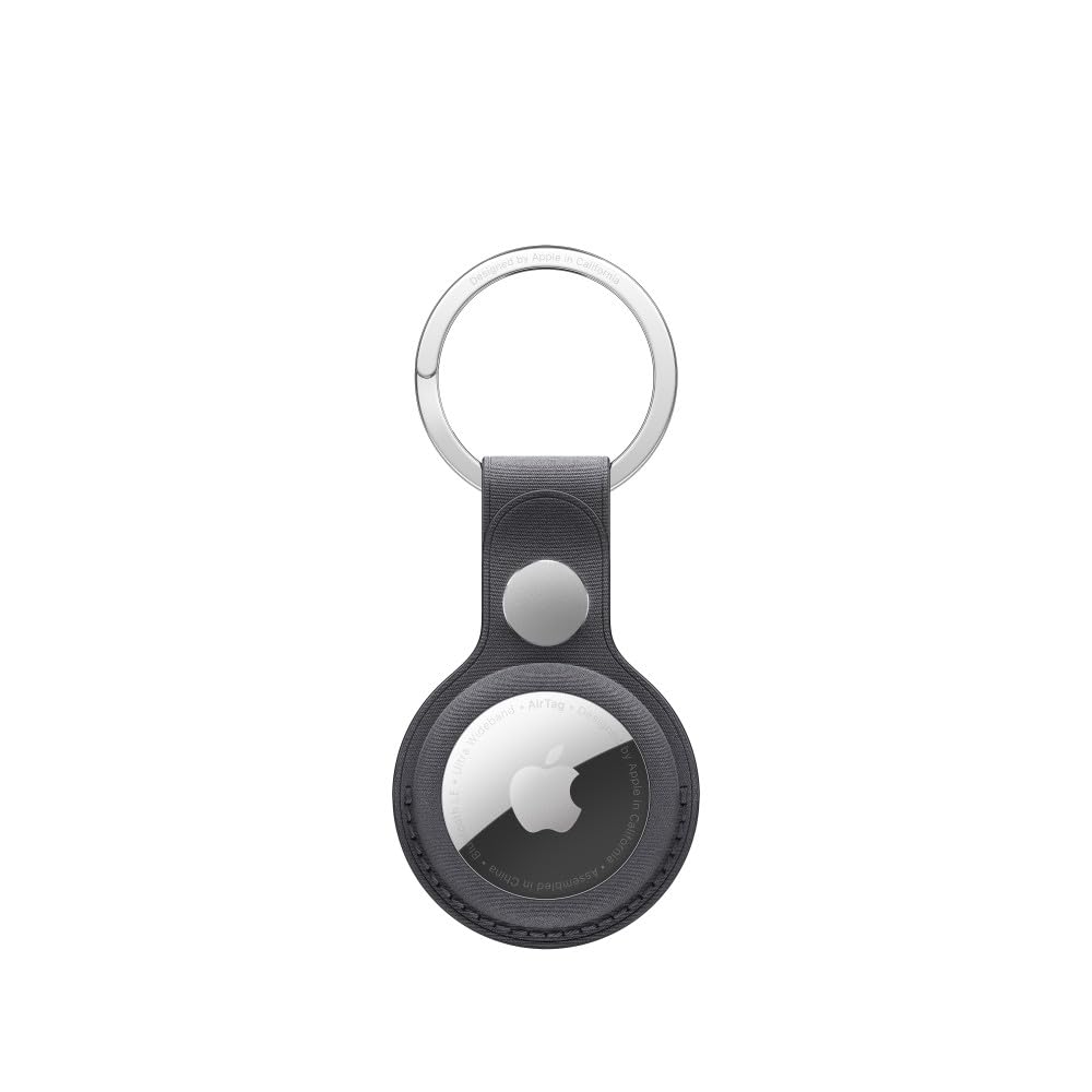 Apple Airtag Finewoven Key Ring - Black - Mt2H3Zm/A