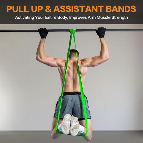 Resistance Bands, Pull Up Bands, Pull Up Assistance Bands Set for Men & Women, Exercise Workout Bands for Working Out, Bod...