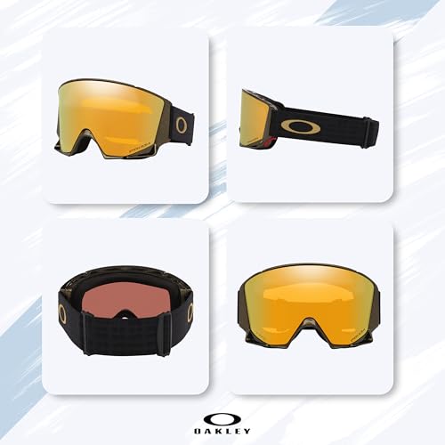 Oakley Flow Scape M/L Ski Goggles For Men For Women OO7145, OO7147 + BUNDLE with ACCESSORY EYEWEAR KIT