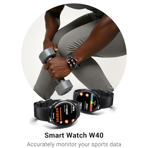 IOWODO Smart Watch for Women Men, 1.43" AMOLED Ultra-Clear Screen Fitness Tracker with HeartRate/Sleep Monitor, 21Language...