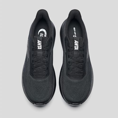 ANTA Men’s Running Shoes, Lightweight Cushioned Breathable Sneakers, Comfortable Trainers with Slip Resistant Outsole for ...