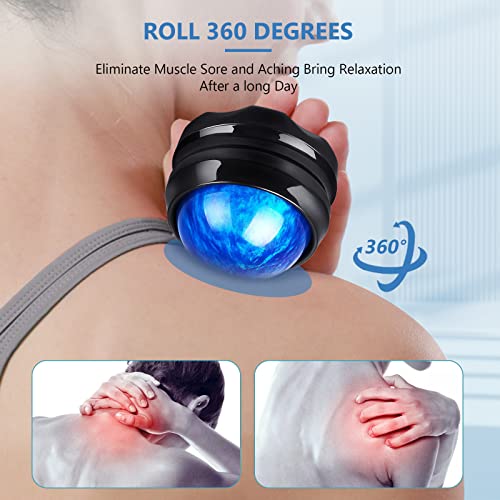 WANDiORY Massage Roller Ball, Neck Massager for Pain Relief, Deep Tissue Massage Tool, Sore Muscle Relief, Lymphatic Drain...