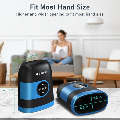 QUINEAR Hand Massager - Cordless Hand Massager with Heat and Compression for Arthritis, Carpal Tunnel and Stiff Joints - G...