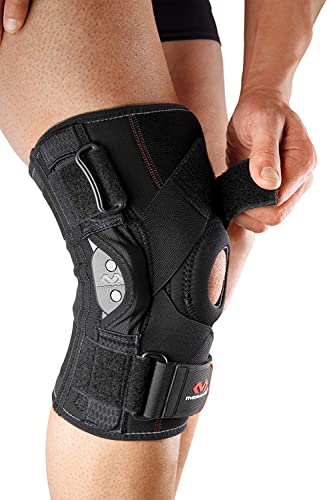McDavid Hinged Knee Brace for Men and Women, Knee Brace with Side Stabilizers, Knee Compression Sleeves and Stability Stra...