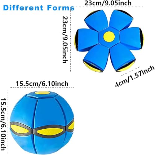 RWSEFK Magic Ball,Magic Bouncing Ball,Interactive Pop-Up Transform,Parent-Child Interaction，with 6 Light