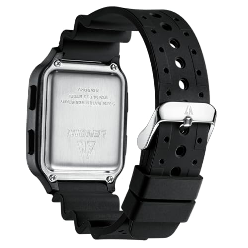 LN LENQIN Mens Digital Watch Ultra Thin Minimalist Sports Waterproof Digital Watches Men Outdoor Wrist Watch for Men with ...