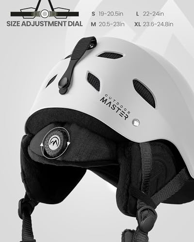 OutdoorMaster Kelvin Ski Helmet - Snowboard Helmet for Men, Women & Youth
