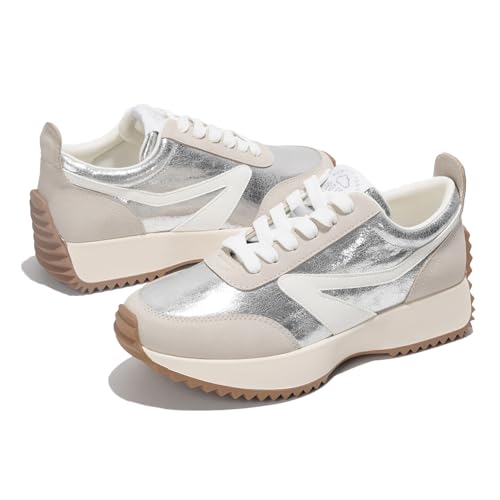 Project Cloud Womens Sneakers - Memory Foam Insole and Lightweight Spring Shoes - Non-Slip Lace Up Trendy Shoes - Fashion ...