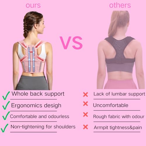 Back Brace Posture Corrector for Women - Adjustable Upper Posture Support Bras for Neck Shoulder Back Straightener - Comfo...