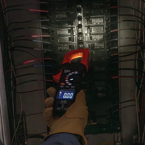 Klein Tools CL810 Digital Clamp Meter, Auto Ranging TRMS, AC/DC Volt/Current, LoZ, Continuity, Frequency, Capacitance, NCVT, Temp, More 1000V, Flashlight
